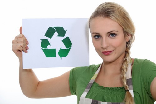 Eco-friendly disposal of garage items